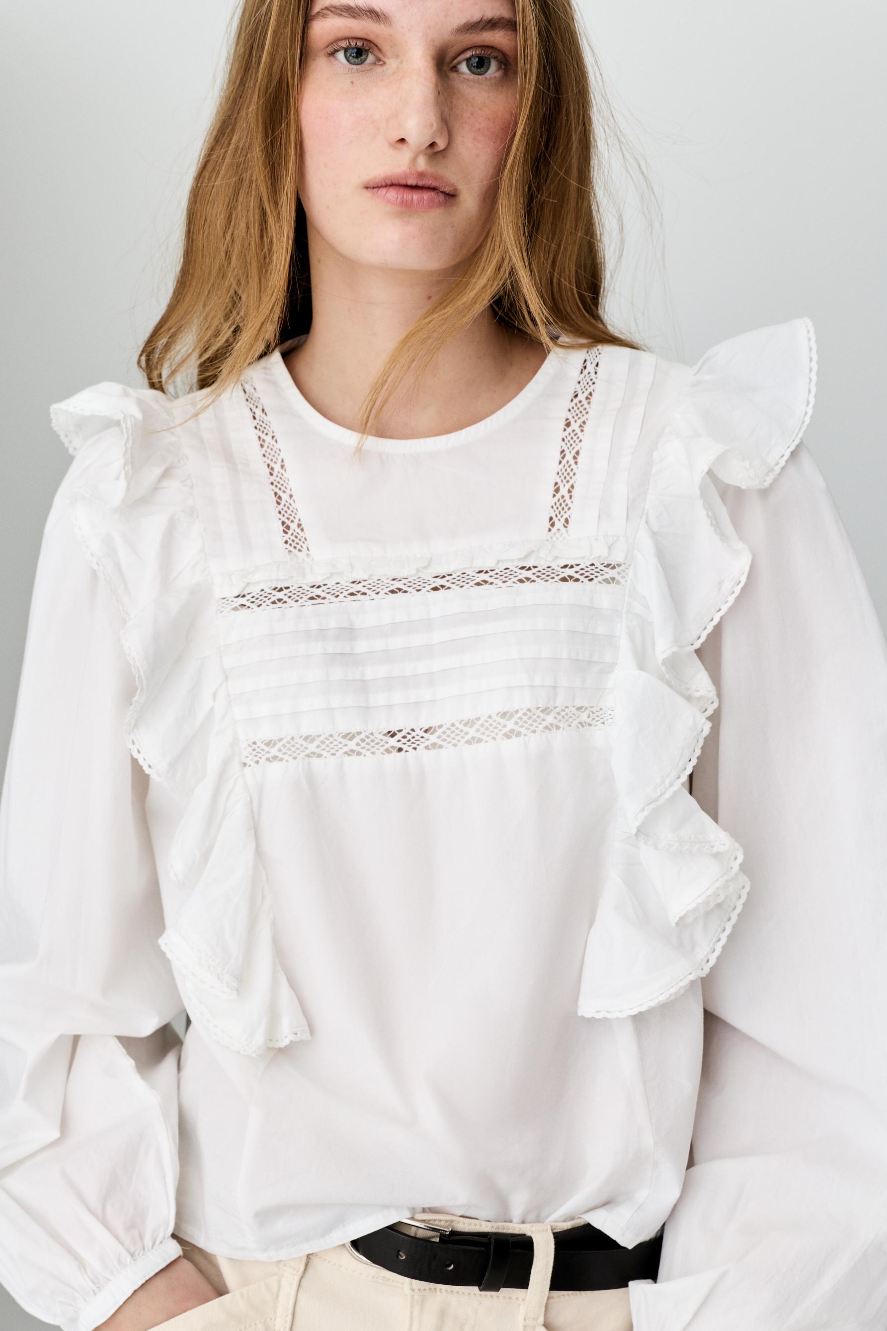 Blusa volantes