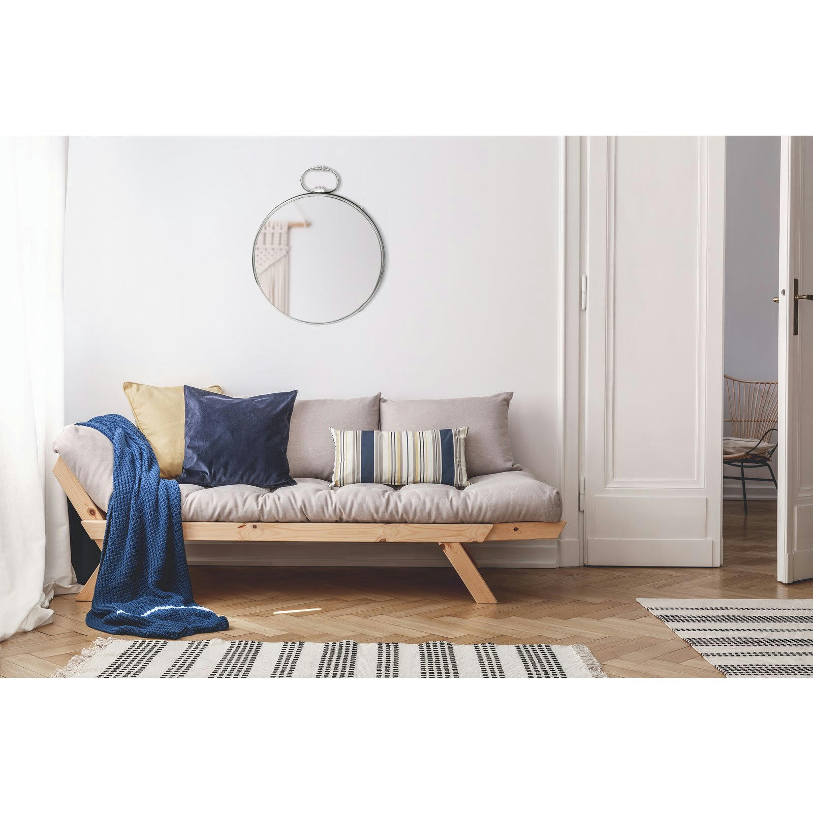 ELEGANCA 425 - Miroir Fer Argent