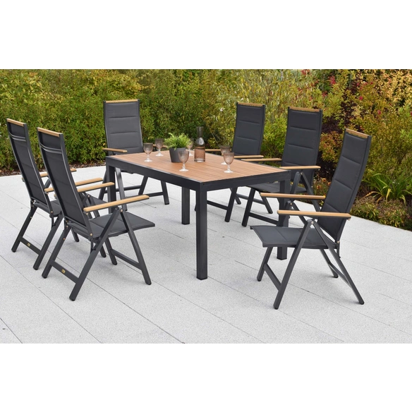 Gartenmöbel-Diningset »Verona«, 7 tlg., 6 Sitzplätze, Aluminium