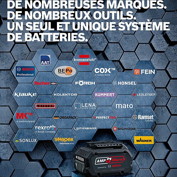 Batterie 18V GBA 5Ah AMPShare - FEIN - 92604346020
