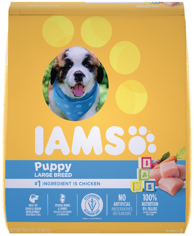 IAMS Large Breed Puppy Dry Dog Food, 13.9-kg