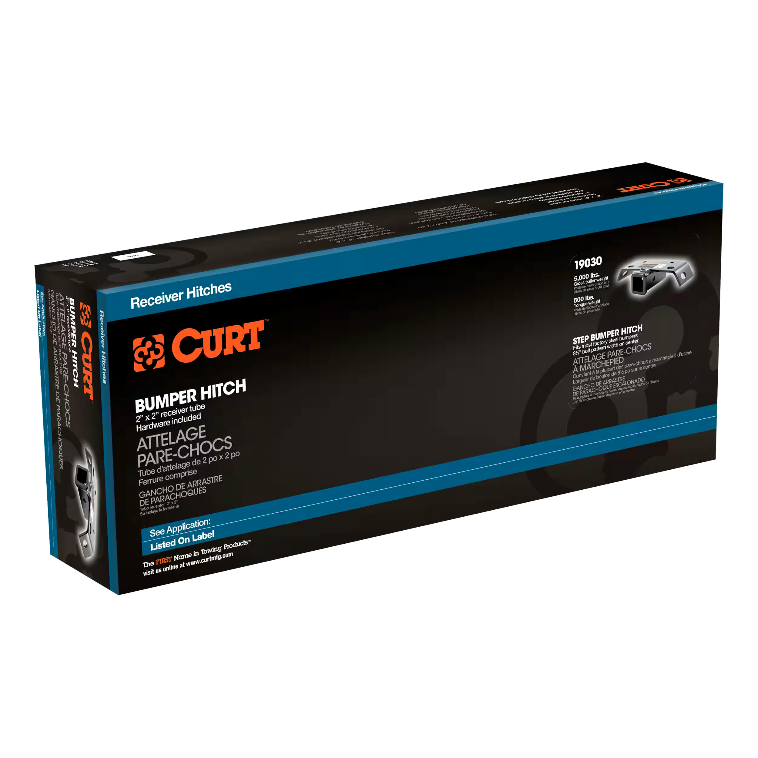 CURT Bumper Hitch with 2-in Reciever
