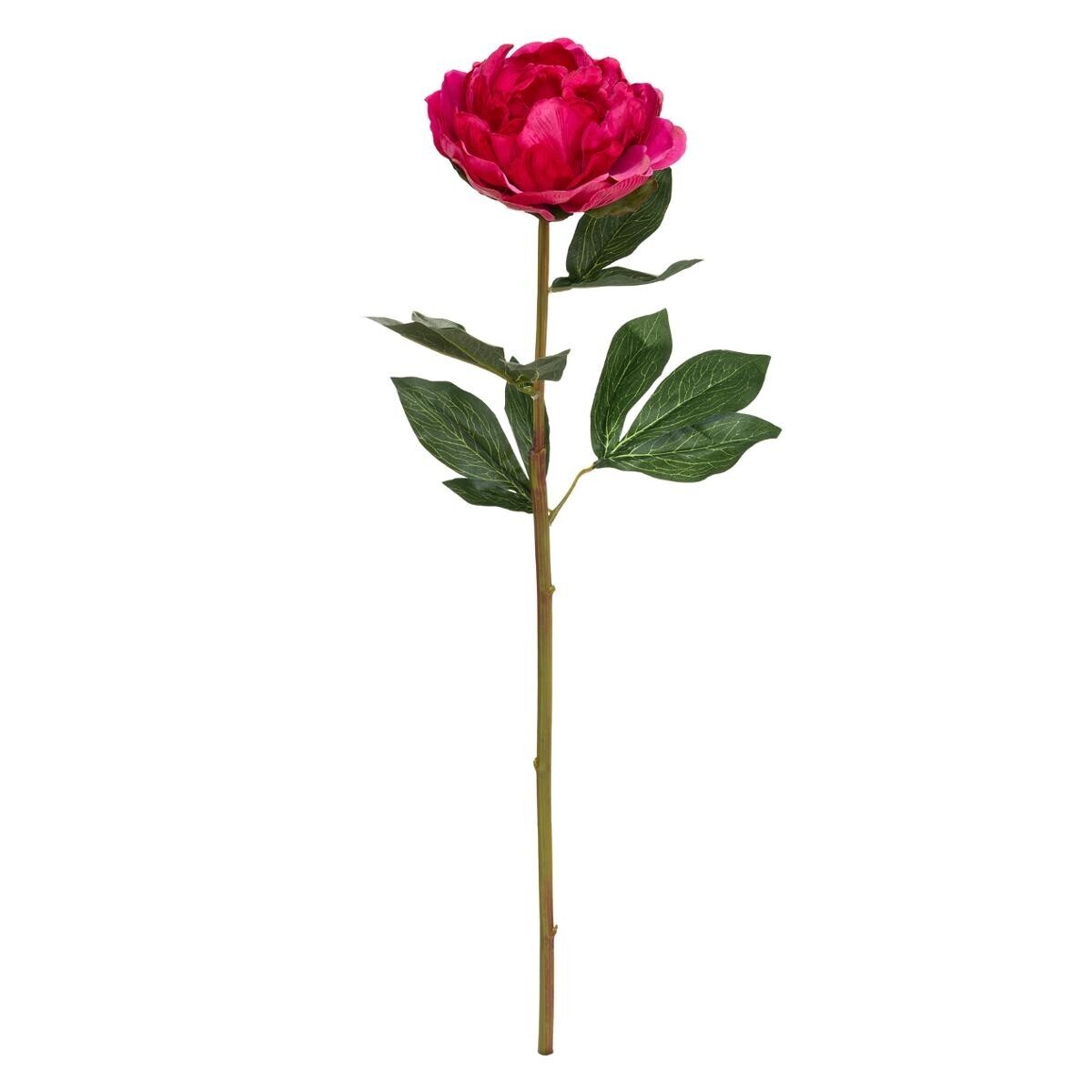 Artificial peony stem H.68 cm