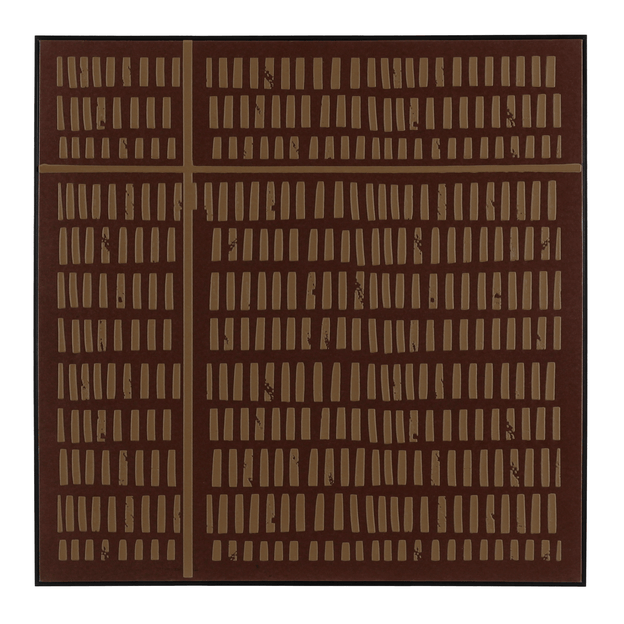 QUADRO 80 CM X 80 CM VOLUMETRIC BROWN