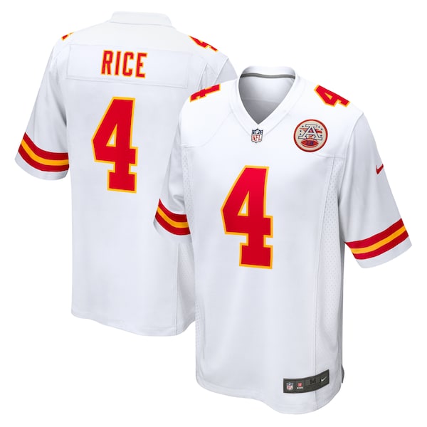 Rashee Rice Kansas City Chiefs Nike  Game Jersey -  White/Red