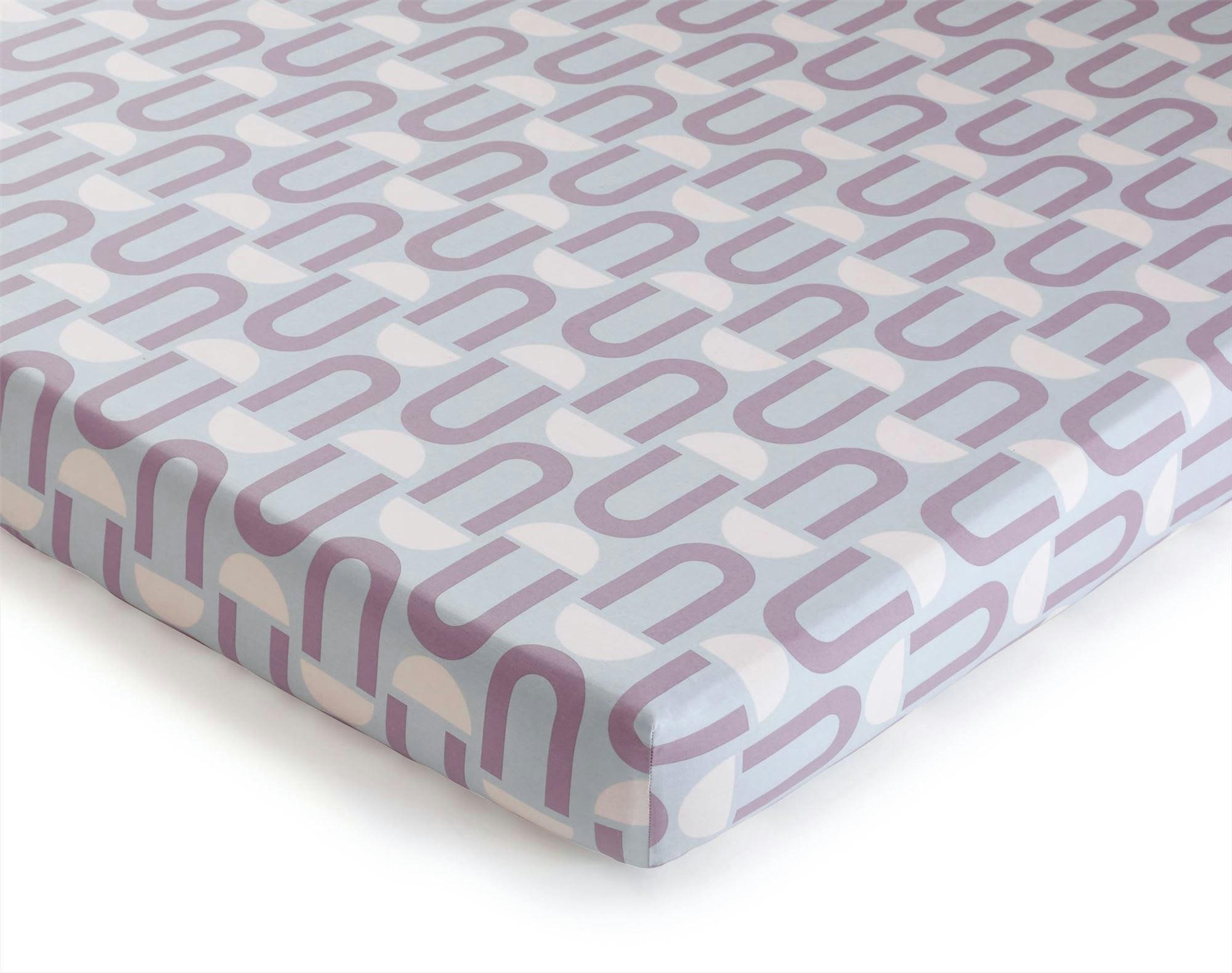 CAPSULES - Drap-housse 90x190x28 multicolore en coton