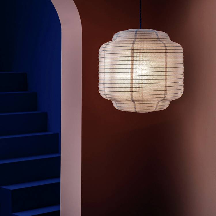 Habitat 60 Cirro White Paper Easy Fit Lampshade - 45cm