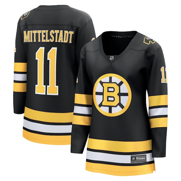 Casey Mittelstadt Boston Bruins  Women's Home Breakaway Player Jersey - Black
