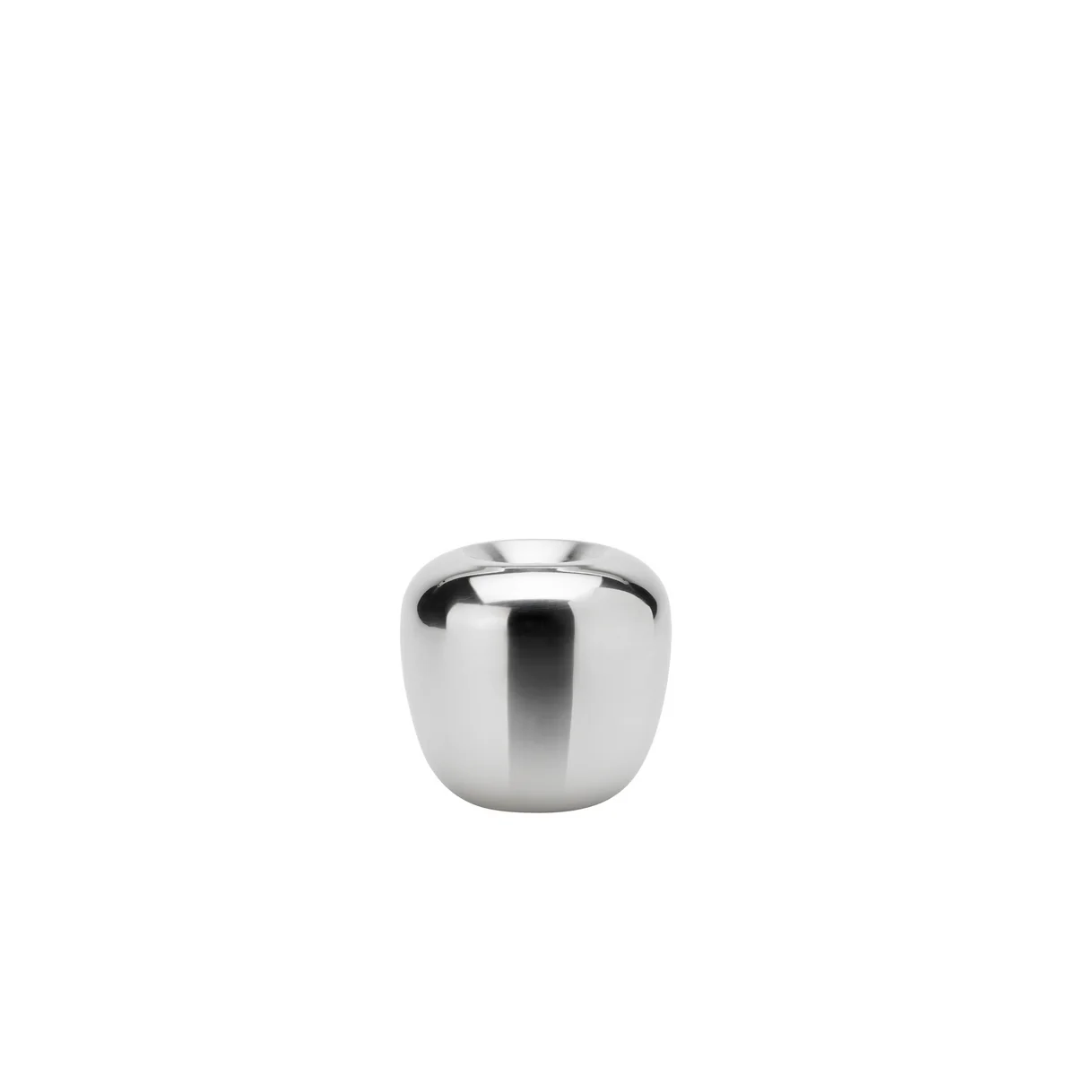 Stelton - Ora Kerzenständer, Ø 7,4 x H 7 cm, Edelstahl