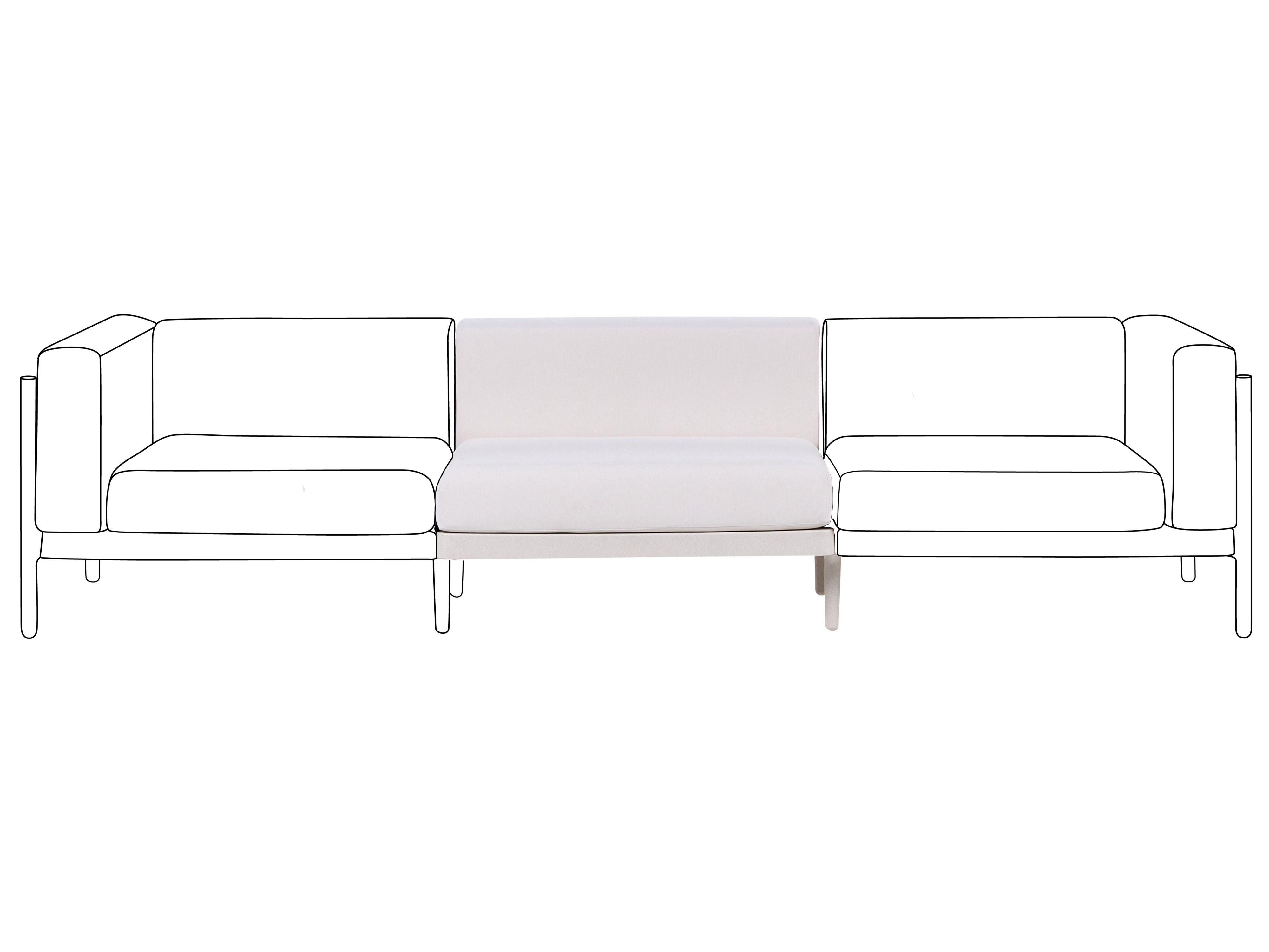 Garden Sofa Extension Module FERRETTI Light Beige