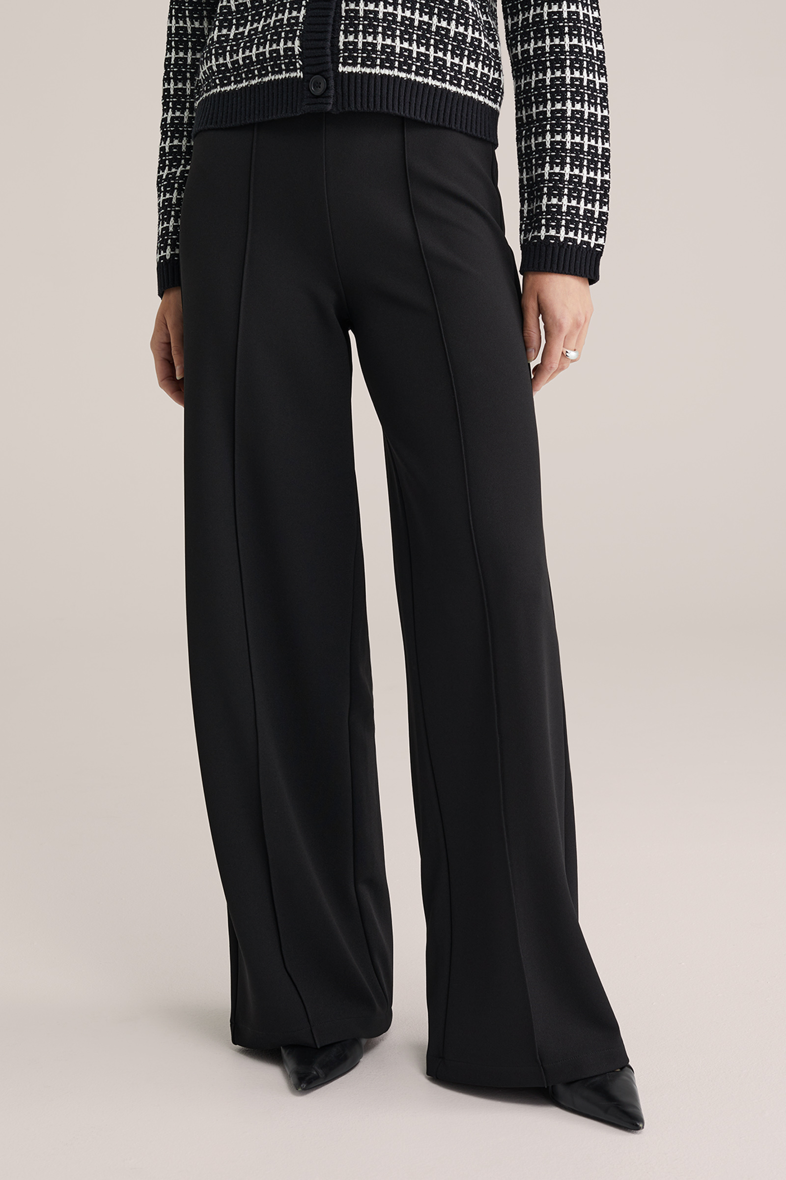 Dames regular fit broek