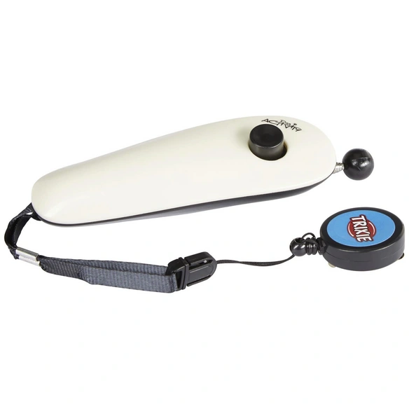 Spielzeug »Target Stick«, mit Clicker, schwarz/weiß, für Hunde, Katzen, Kaninchen, Vögel, Gürtelclip