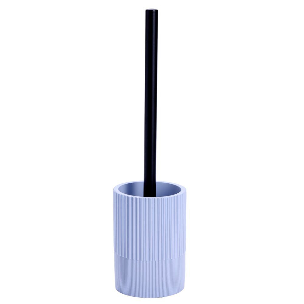 Brosse WC avec support résine stries Ø9,5xH36,5cm (3&nbsp;modèles)