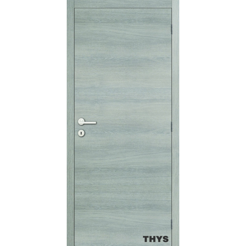 Bloc-porte fini S61 Laminado lisse Ardenne alvéolaire 78 x 201,5 cm THYS