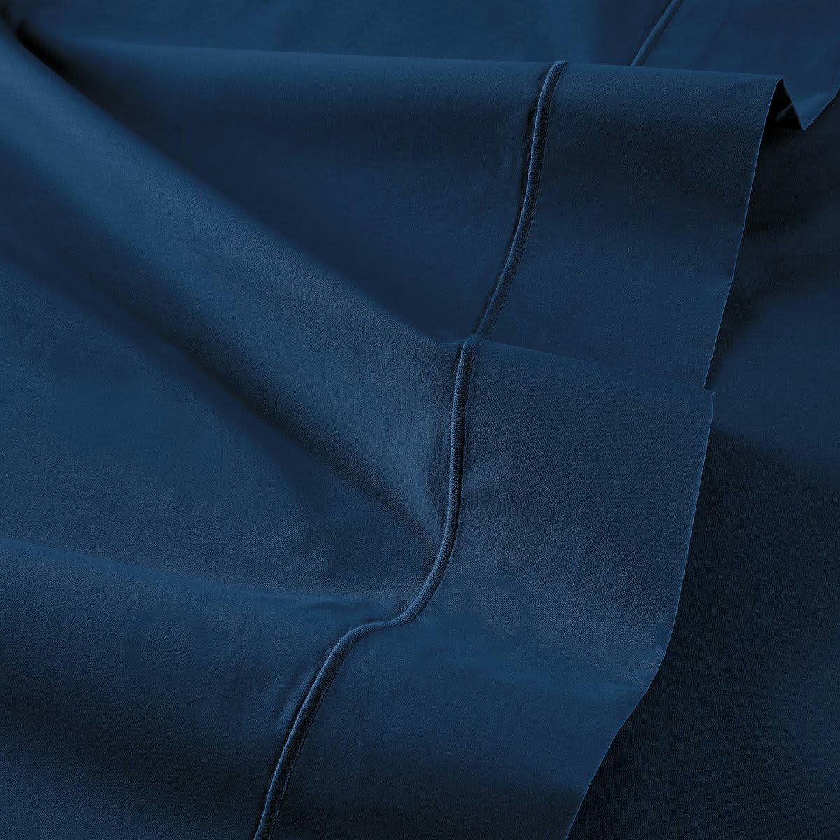 VEXIN - Drap plat coton encre 180x290 cm