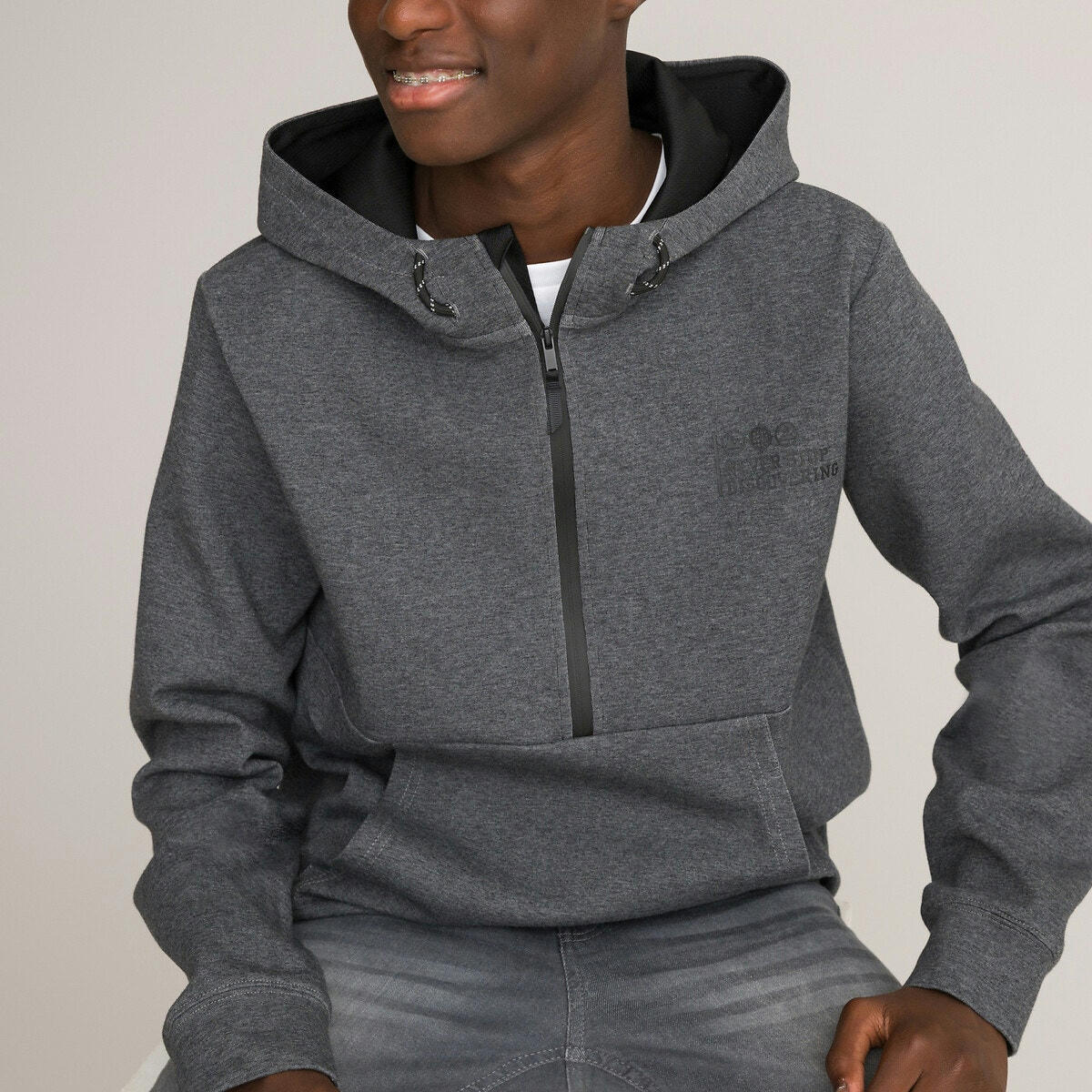 Sweat à capuche en molleton