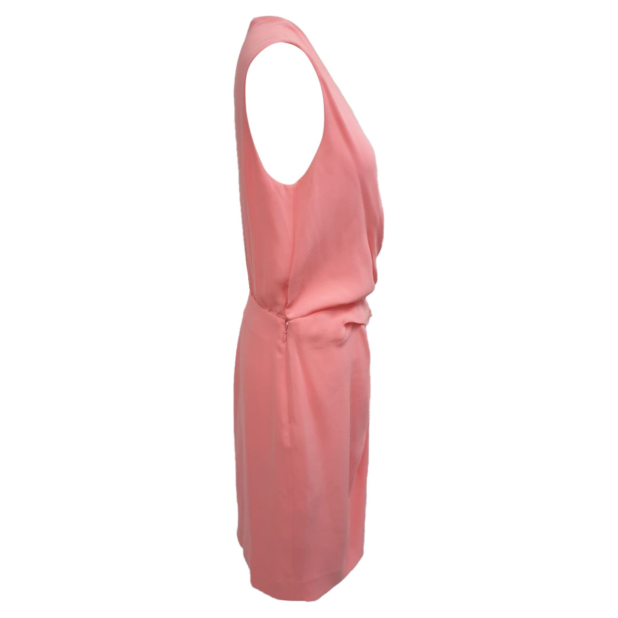 Diane Von Furstenberg Preloved Wrap-Effect Knee-Length Dress in Pink Triacetate