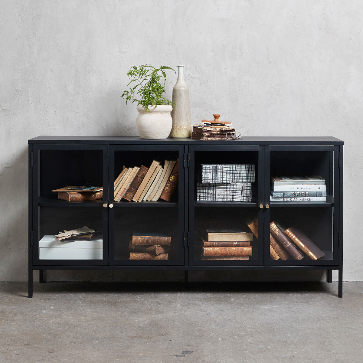 Nordic Home - Ragnar dressoir - 170 cm - zwart