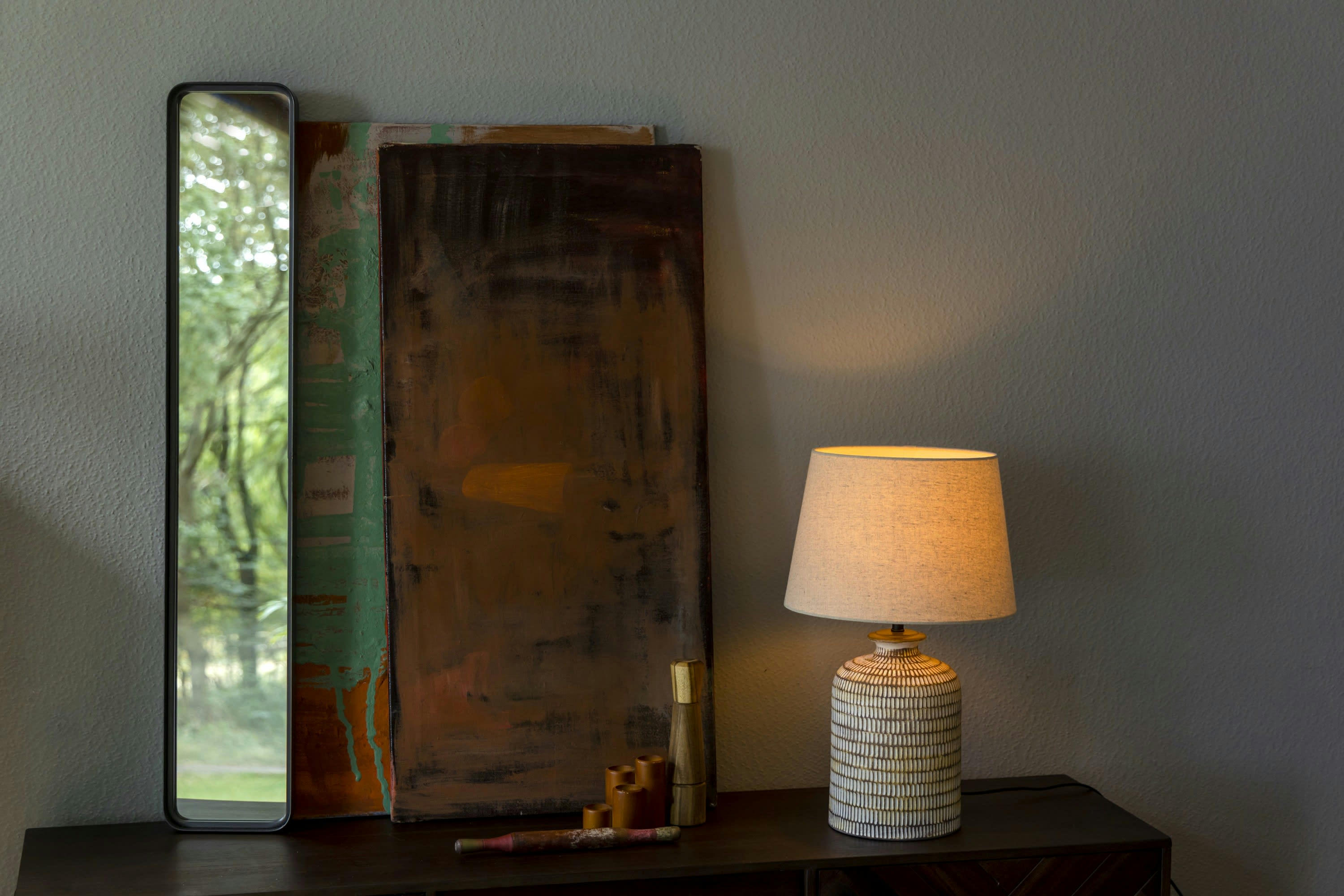 BLACKBEAM - Miroir en métal noir