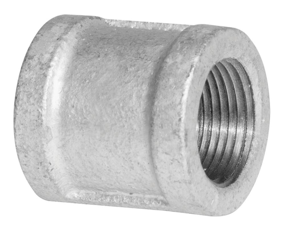 Aqua-Dynamic Galvanized Iron Fitting Coupling, Female Pipe Thread, 3/4 x 3/8-in