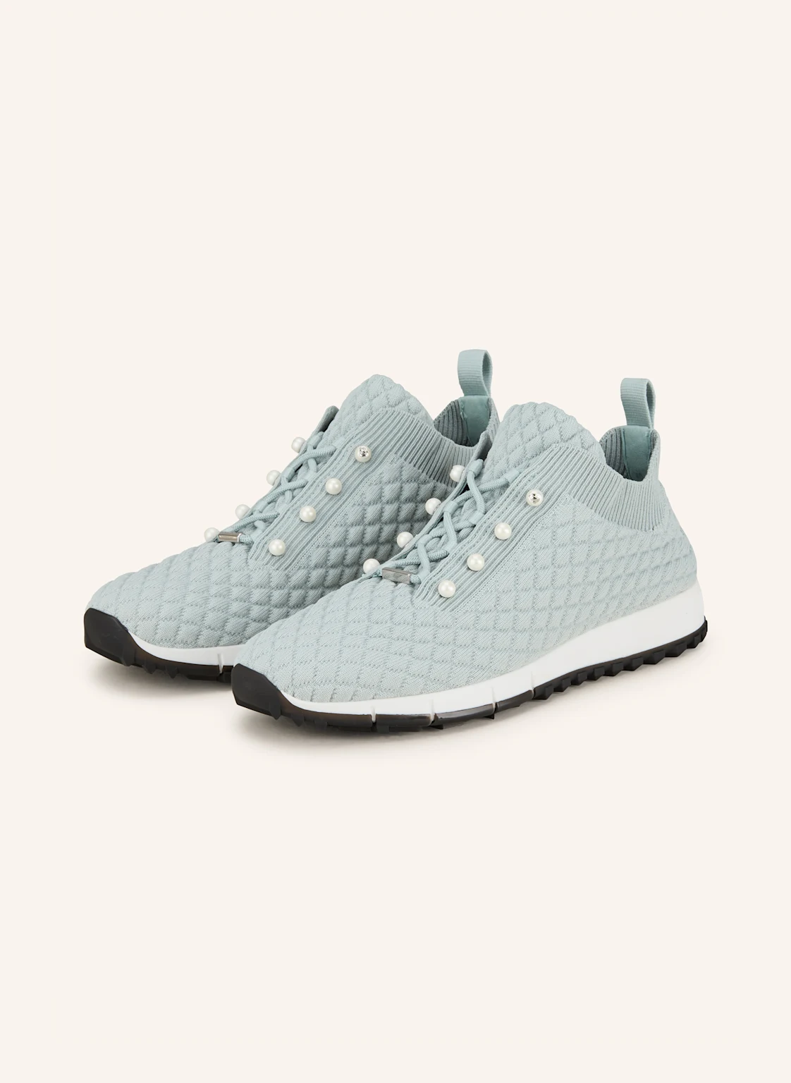 JIMMY CHOO Sneaker VELES mit Schmuckperlen