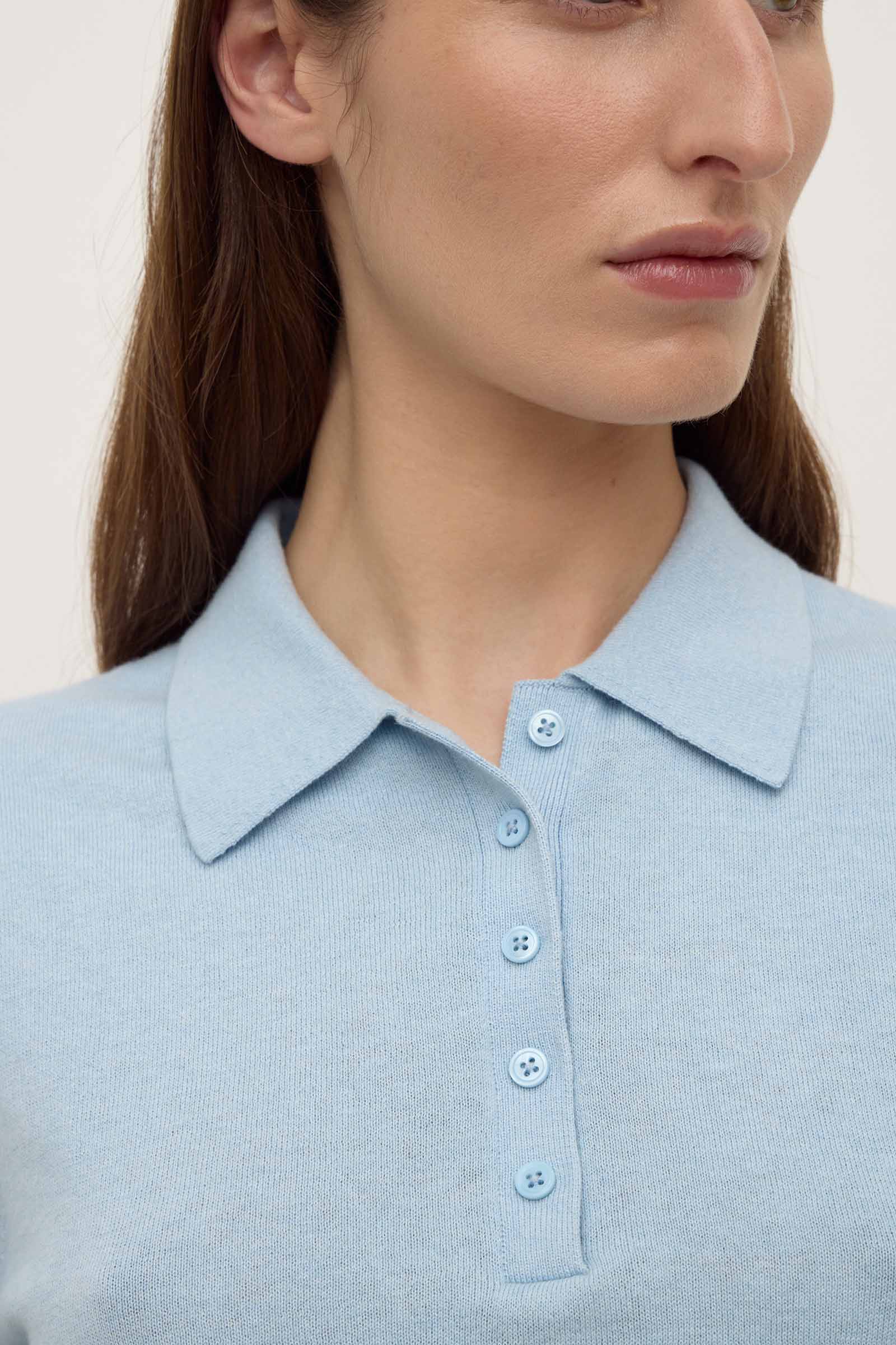 Sloane Cotton Cashmere Polo