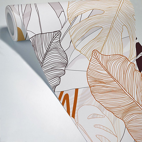 Papier peint panoramique - Bornéo - Multicolore - intissé : 150g/m² - 7 lés : 336x270cm