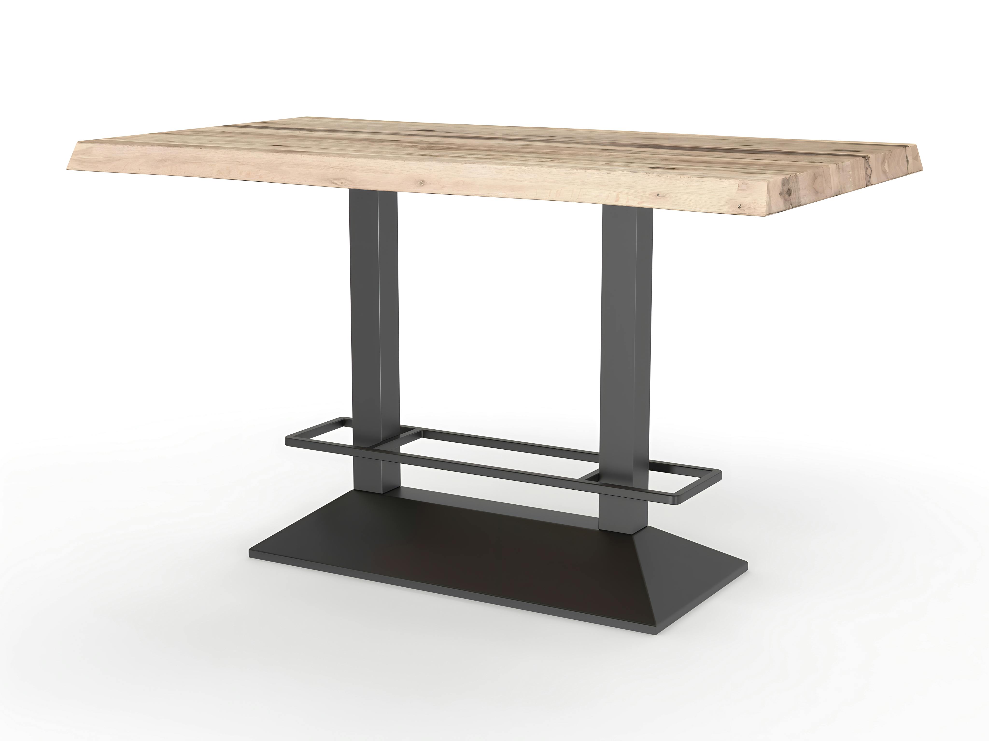 Table haute en chêne blanc 160 cm PALERME
