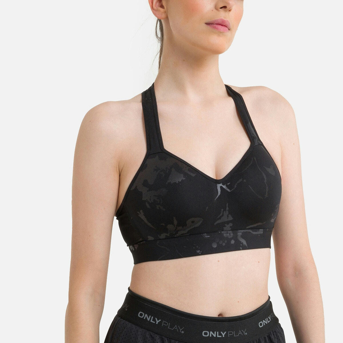 Brassière de sport Falka, imprimé ton sur ton &nbs