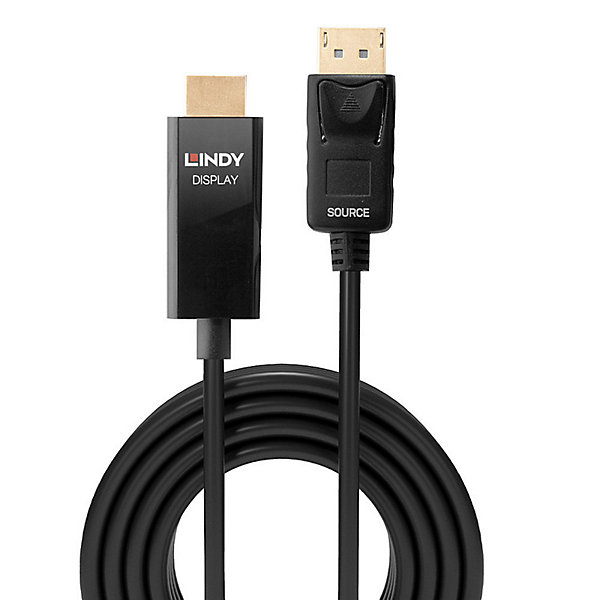 Câble DisplayPort vers HDMI 3 mètres LINDY