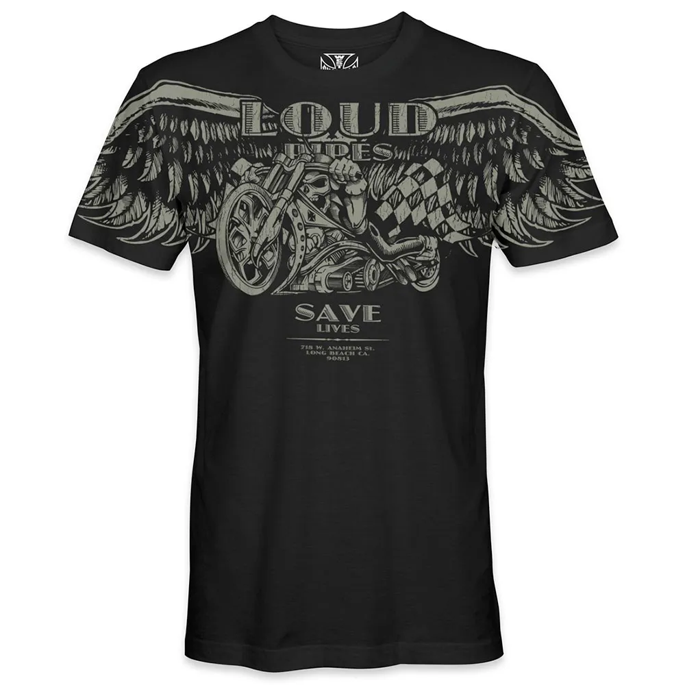 West Coast Choppers Loud Pipes short sleeve T-shirt
