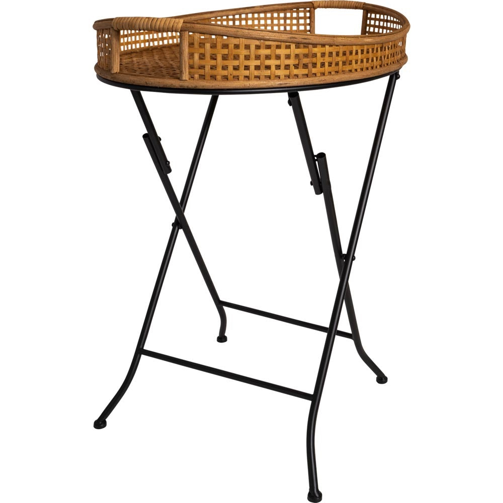 Lesli Living tuintafel Levi - bruin - 62x43x69,5cm