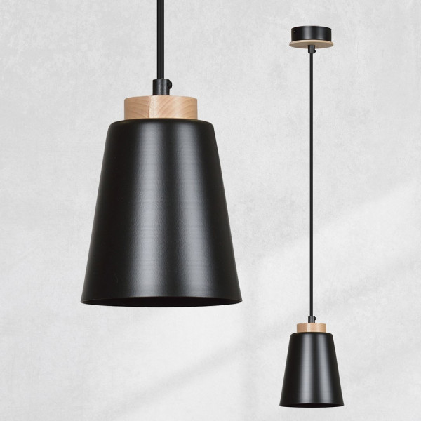 Lampa Wisząca Bolero 1 Black