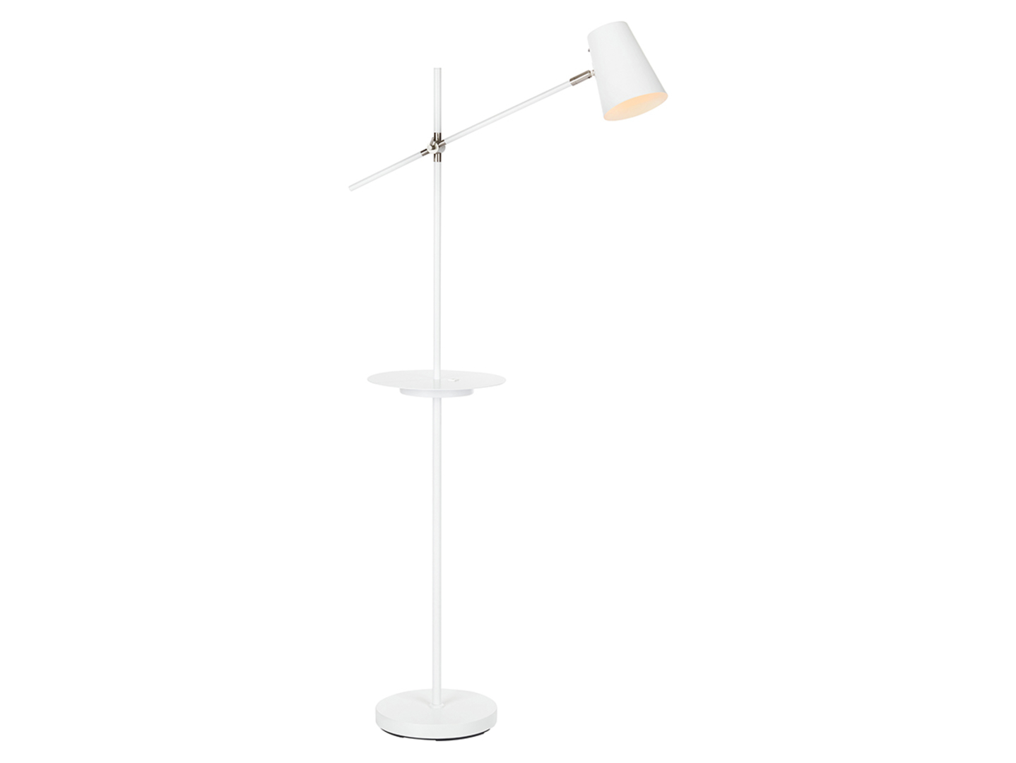 Lampa podłogowa Linear metalowa biała