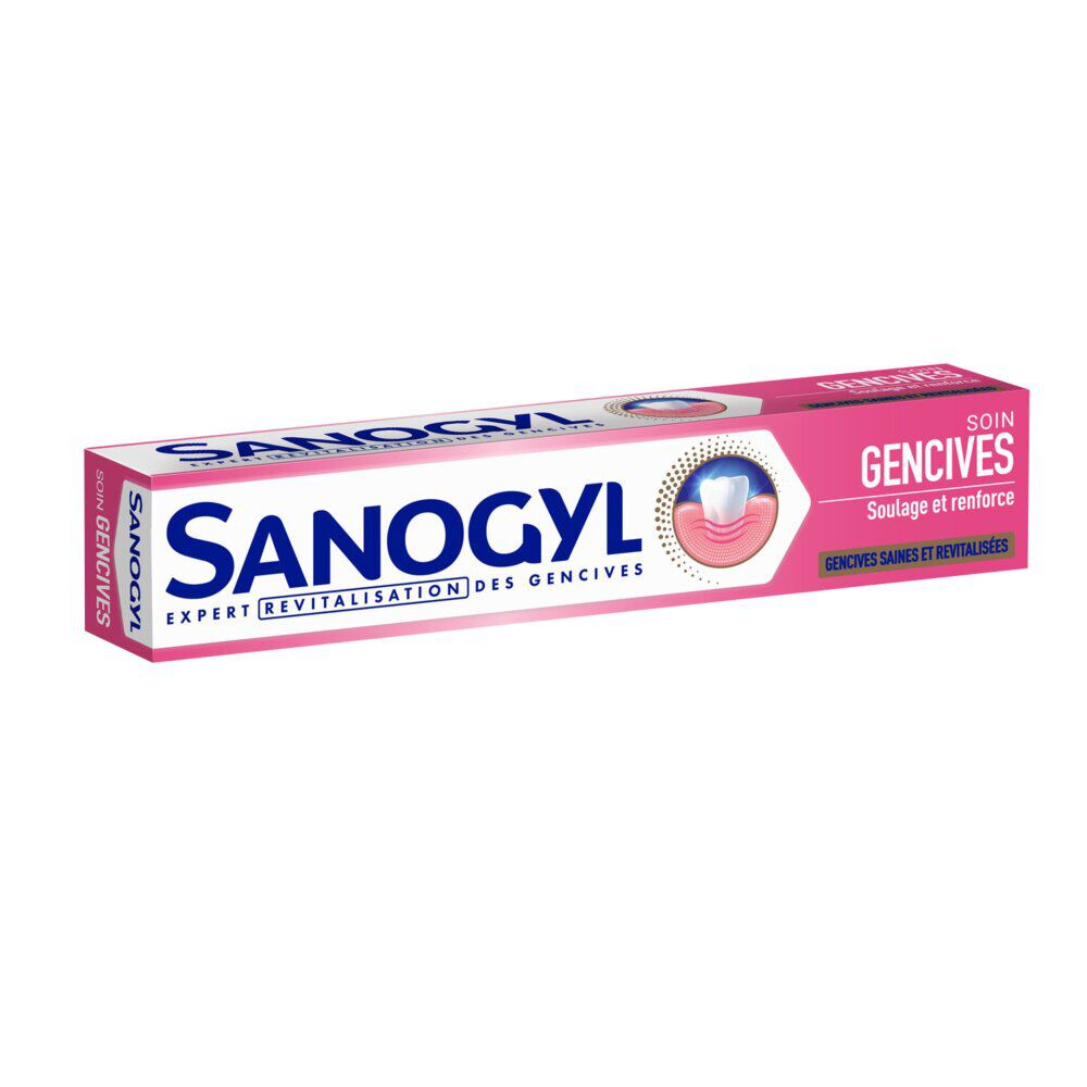 Dentifrice Sanogyl soin gencives soulage et renforce tube 75ml