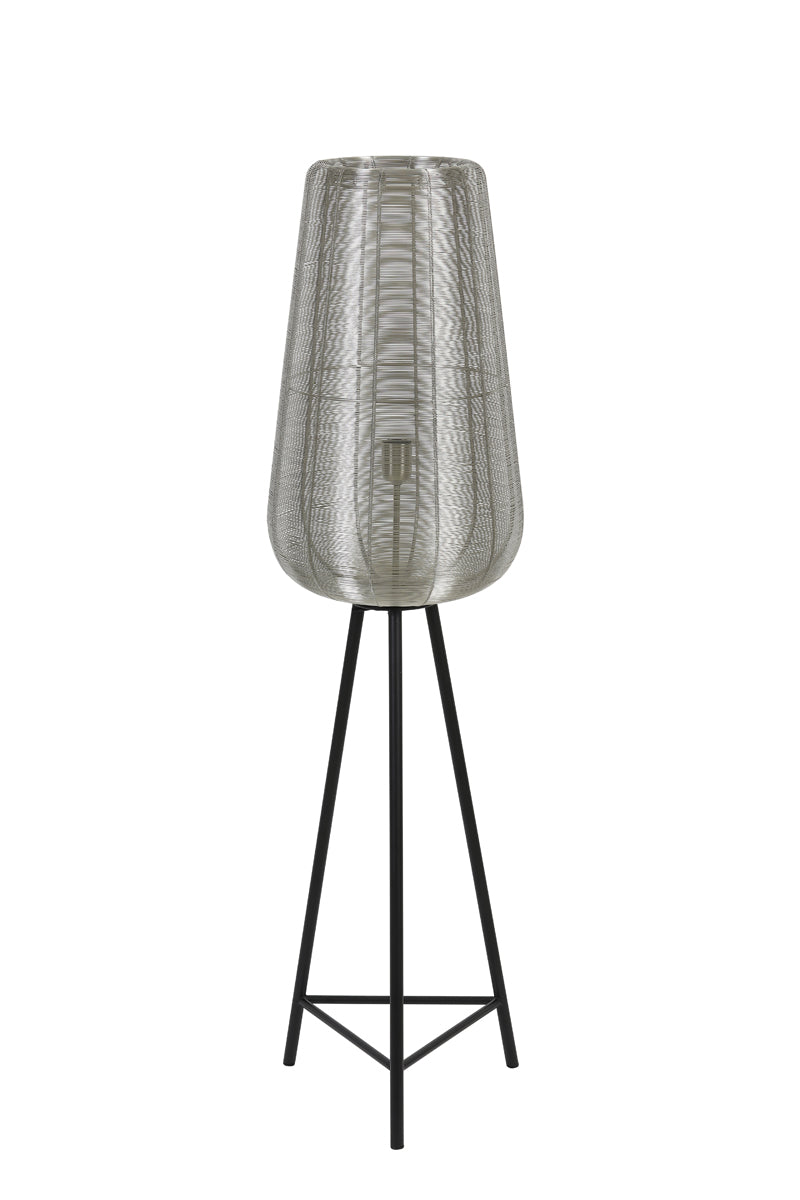 Light & Living vloerlamp ADETA - Ø37x135cm - zilver