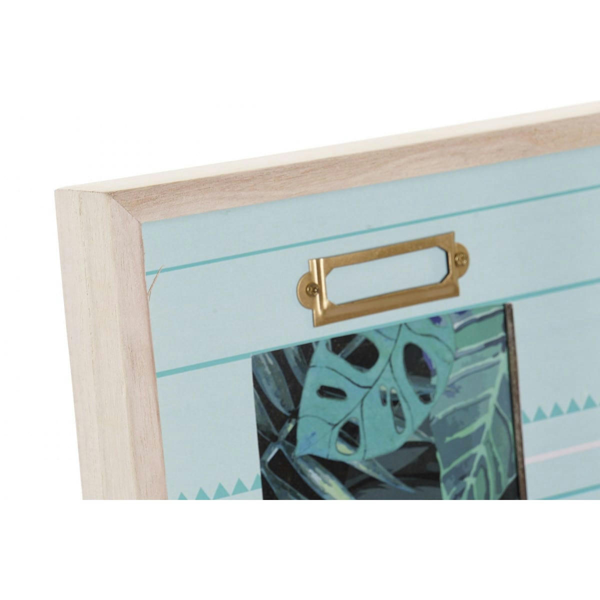 JUNGLE - Cadre photo à poser en bois vert photo 10x15cm