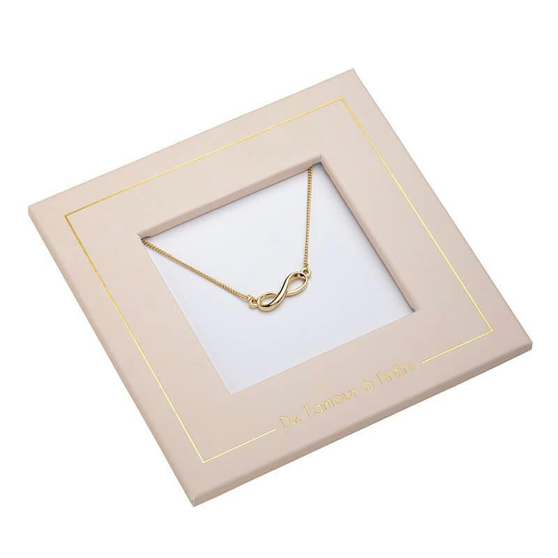 - Carte bijou collier signe infini