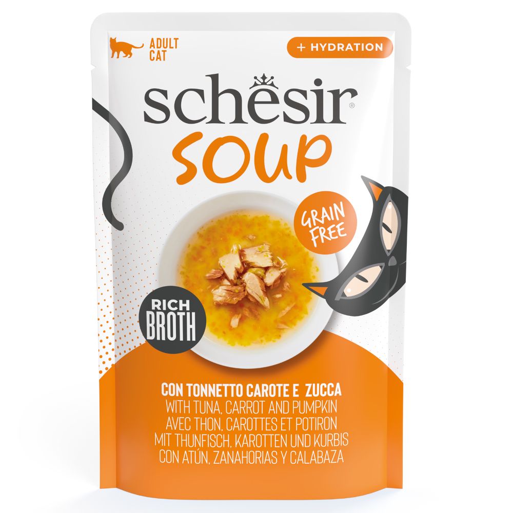 Schesir Cat Soup 12 x 40g in Pouches