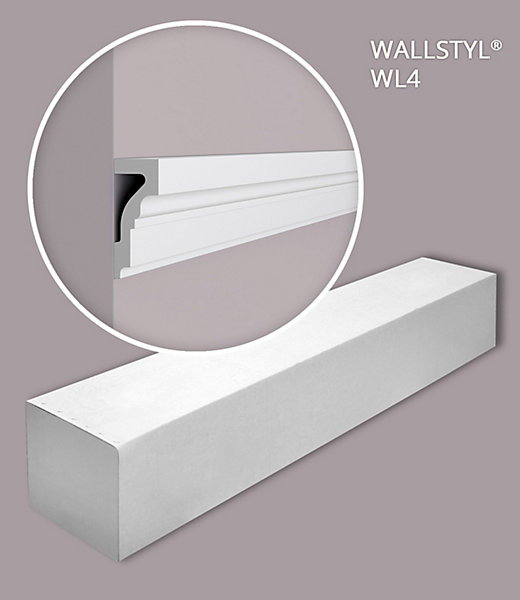 Cimaise NMC WL4-box WALLSTYL 1 carton 8 pièces Corniche