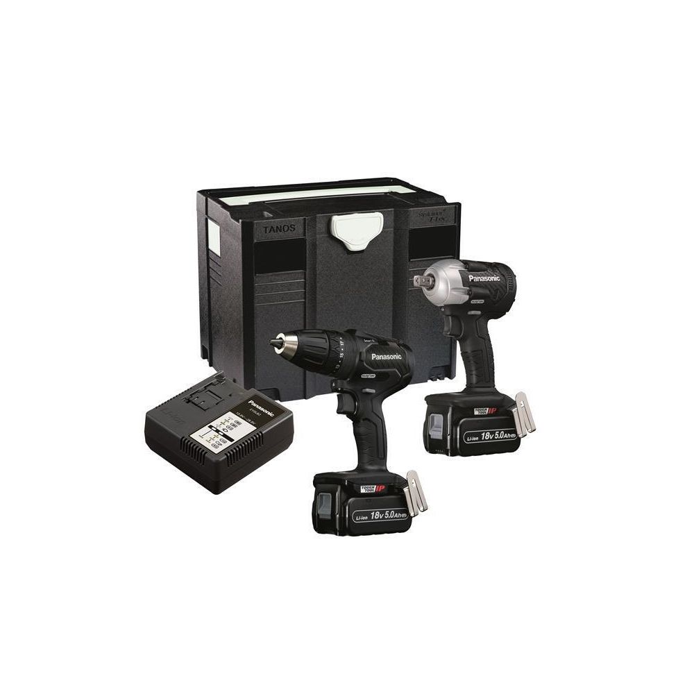 Panasonic EYC242LJ2G31 Twin Pack 18V 2 x 5.0Ah Li-ion