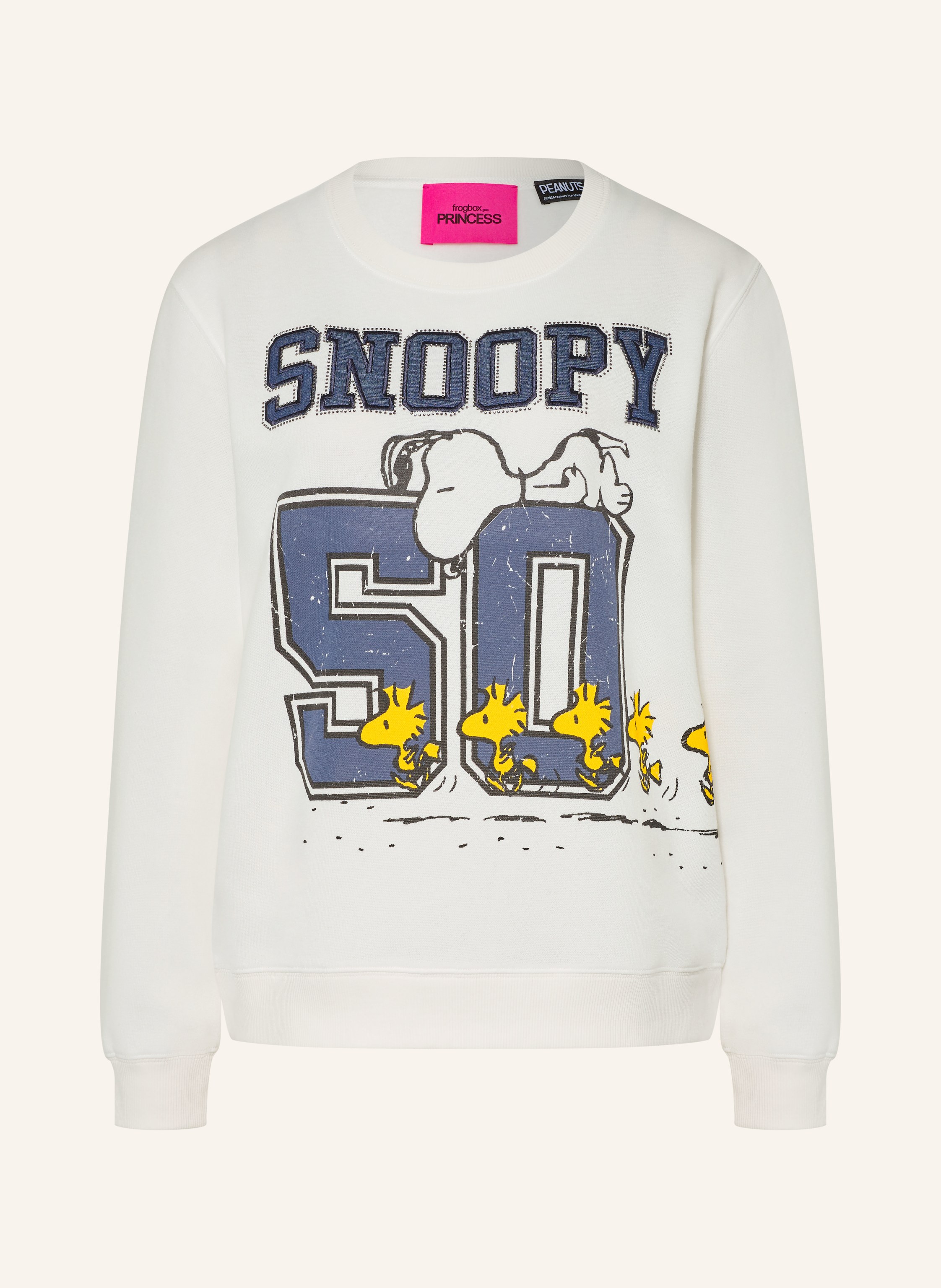 FrogBox Sweatshirt mit Schmucksteinen
