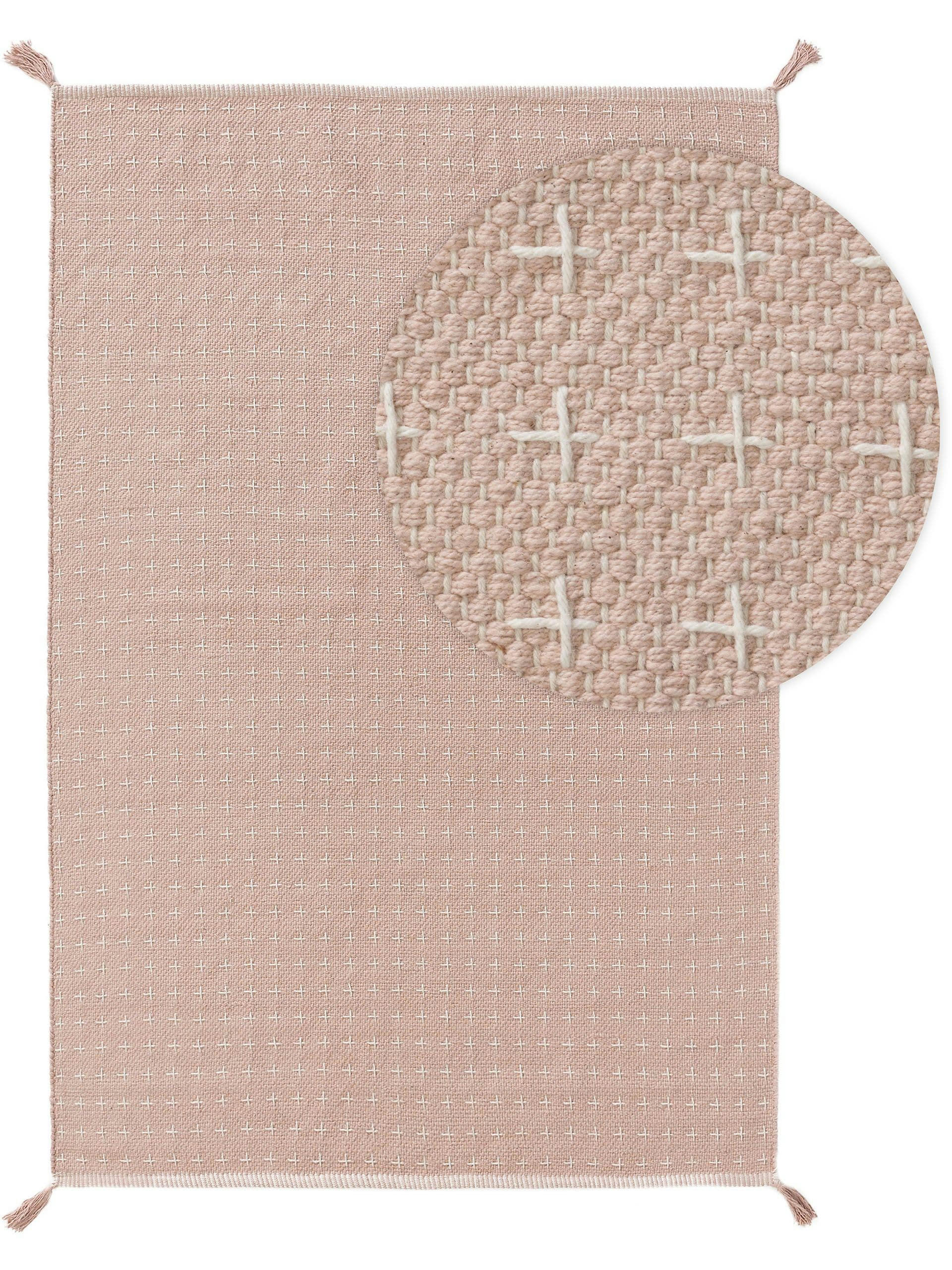 EMIL - Tapis enfant rose 150x220