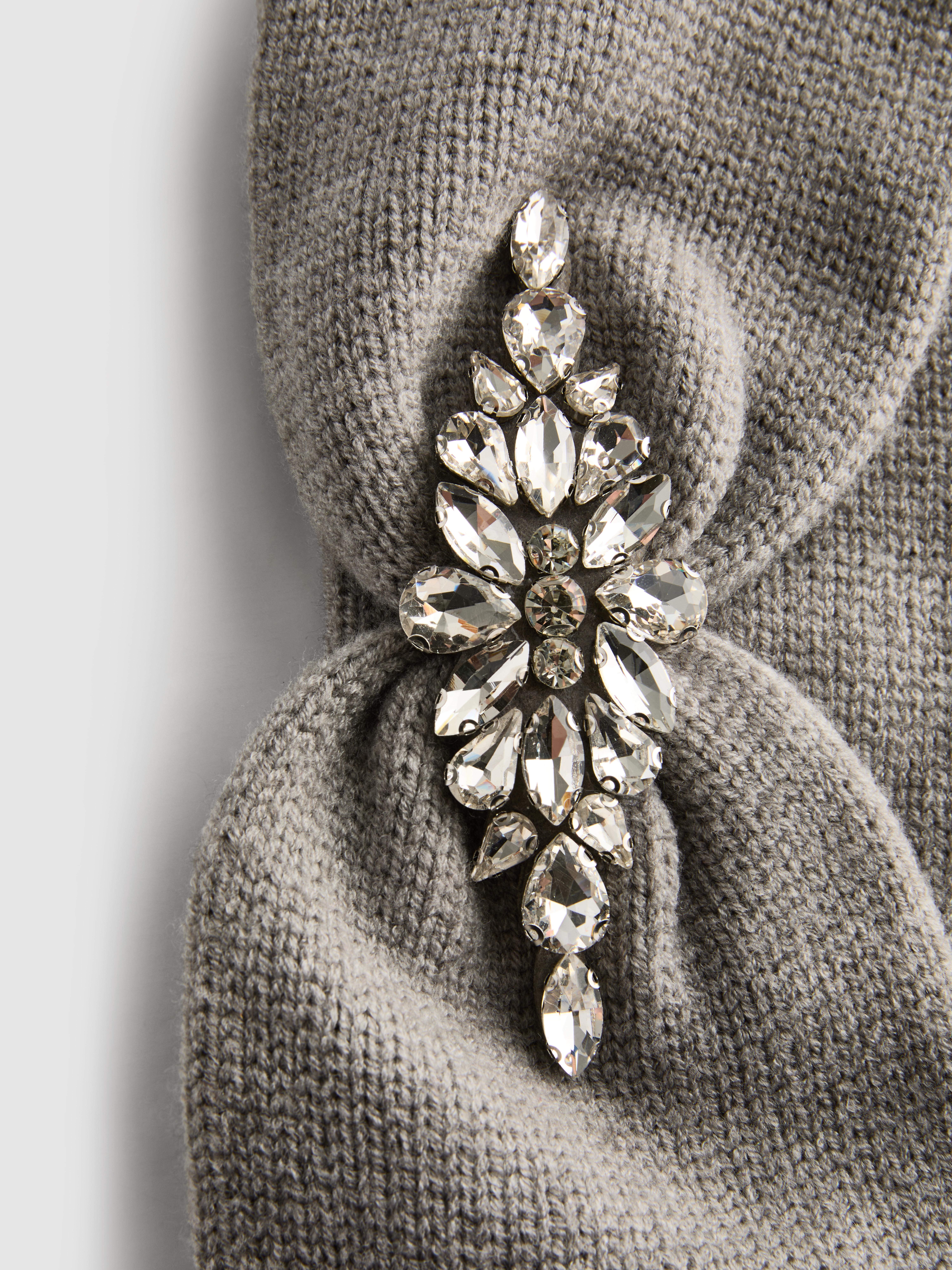 Embellished Knitted Headband