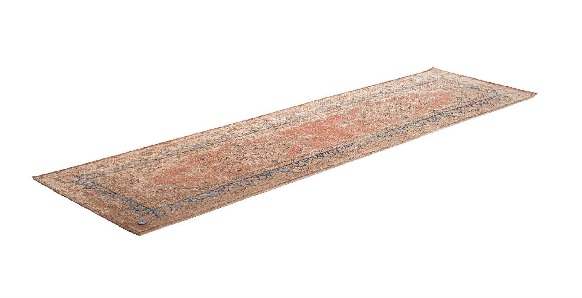 FUNKY ORIENT - Tapis d'orient vintage tissé plat Bois de rose 060x230 cm