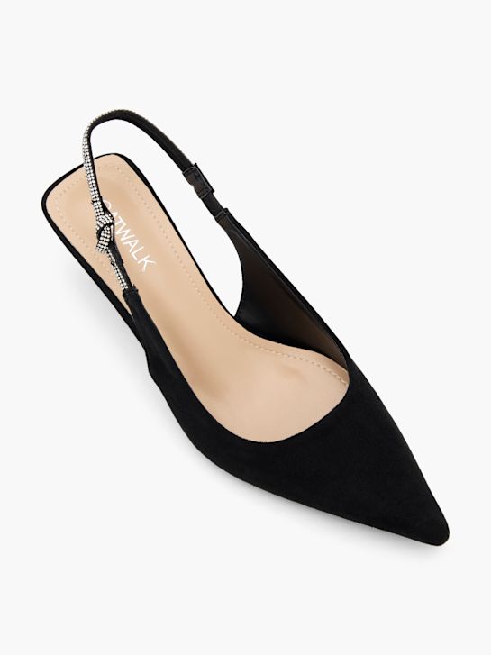 Slingback heel