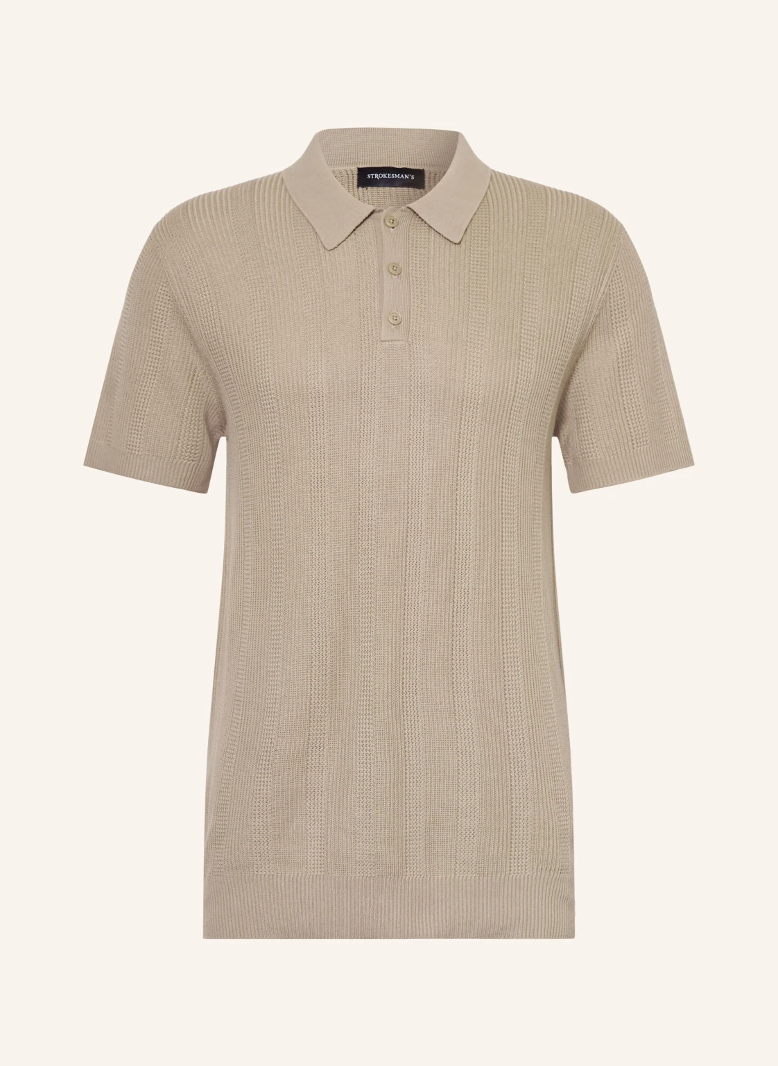 STROKESMAN'S Strick-Poloshirt