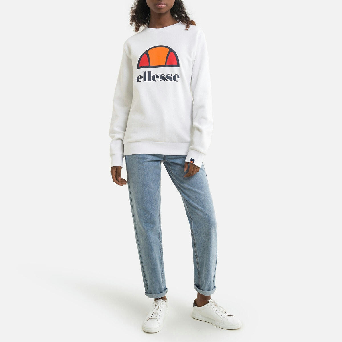 Sweat col rond, logo