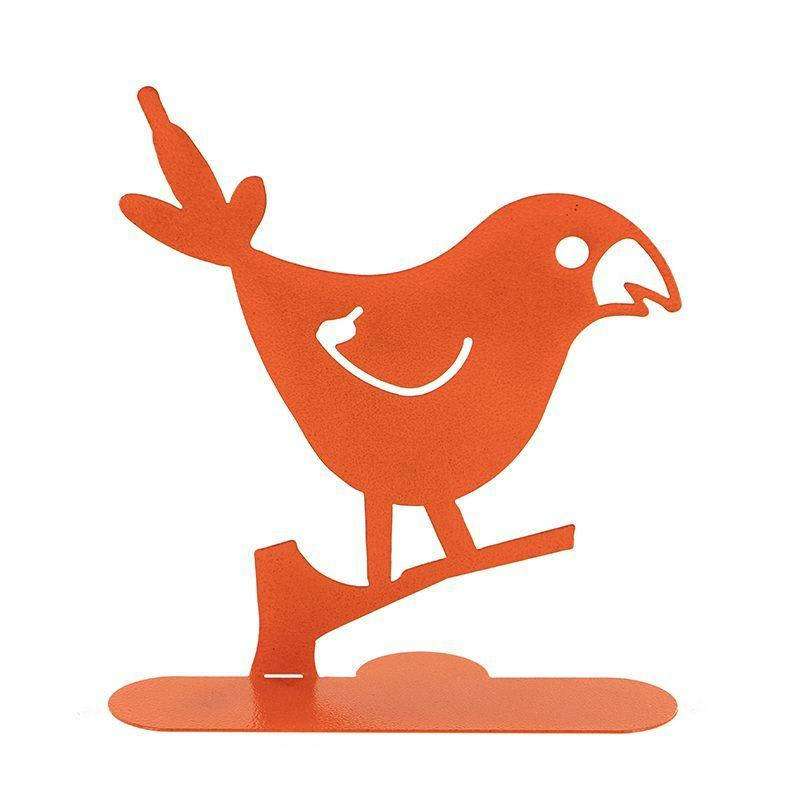 - Porte-spirales d'encens - Freluche la perruche orange