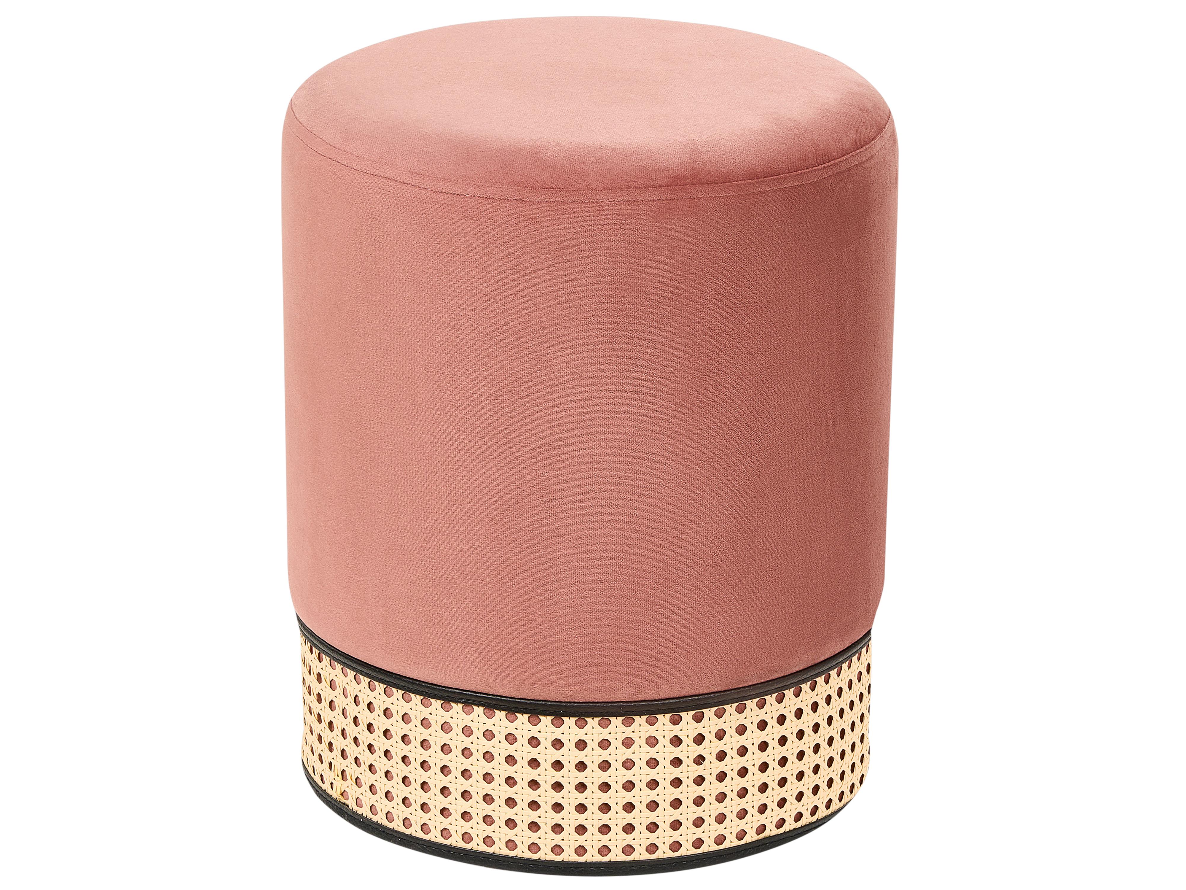 Pouffe YANKTON Velvet Pink